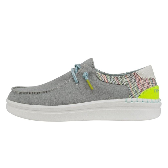 Slip Ons Hey Dude Wendy Rise Femme Stone | HLFNZJ-783