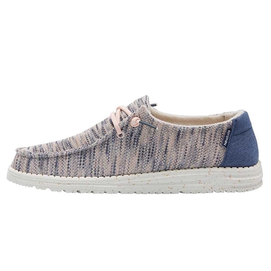Slip Ons Hey Dude Wendy Sox Classiche Femme Rose Clair | CQYIRM-480