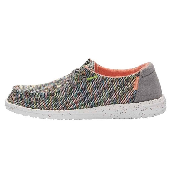 Slip Ons Hey Dude Wendy Sox Classiche Femme Paon Rose | WALIFO-652