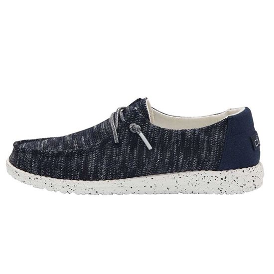 Slip Ons Hey Dude Wendy Sox Classiche Femme Bleu Marine | WZNUQJ-846