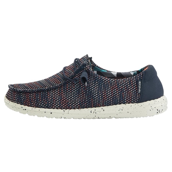 Slip Ons Hey Dude Wendy Sox Classiche Femme Bleu Orange | XGYROZ-015