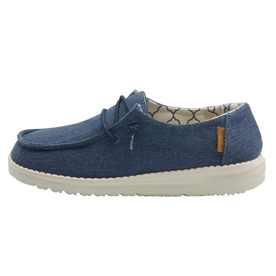 Slip Ons Hey Dude Wendy Sparkling Youth Sparkling Denim | OAVLKG-063