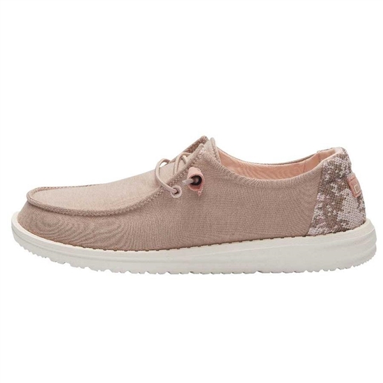 Slip Ons Hey Dude Wendy Stretch Fleece Femme Rose | WPIDBG-165