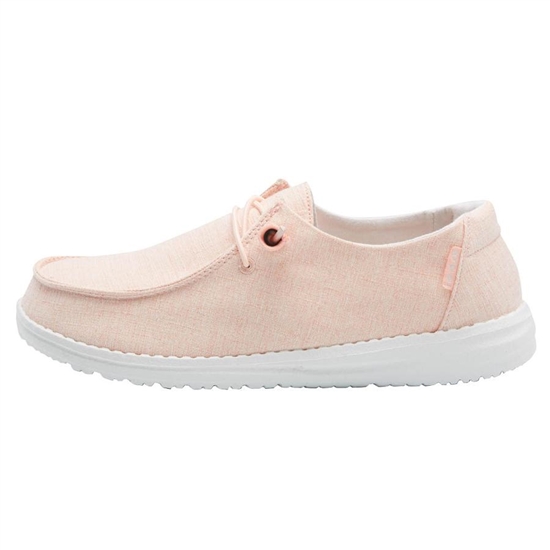 Slip Ons Hey Dude Wendy Summer Femme Rose | ZIXFWD-518