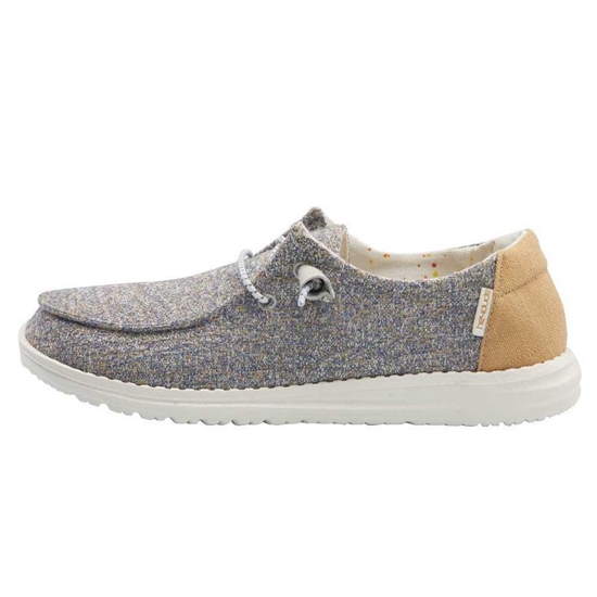 Slip Ons Hey Dude Wendy Tela Femme Moutarde | TWVFUG-861