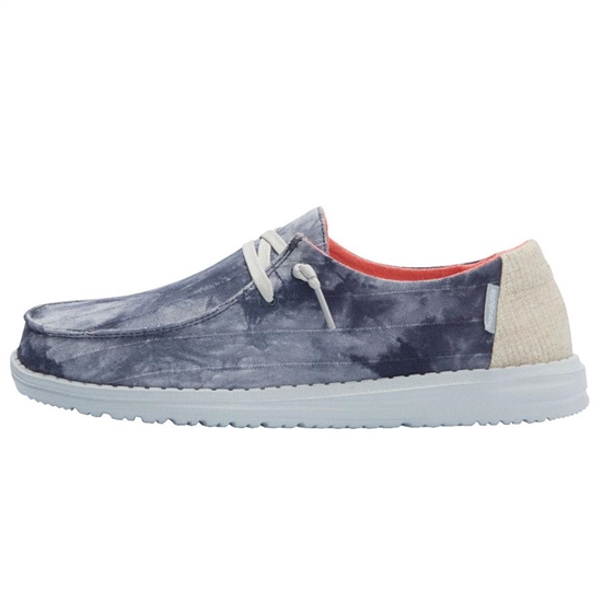 Slip Ons Hey Dude Wendy Tie Dye Femme Bleu Marine | CYFOEW-486