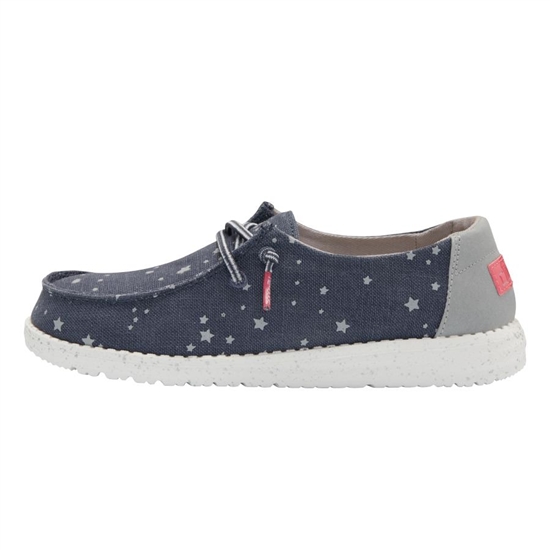 Slip Ons Hey Dude Wendy Youth Bleu Marine | RCGXOT-345