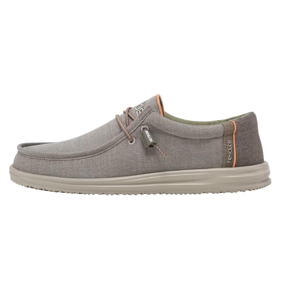 Chaussures Casual Hey Dude Wally Free Homme Sahara | VQEWHF-249
