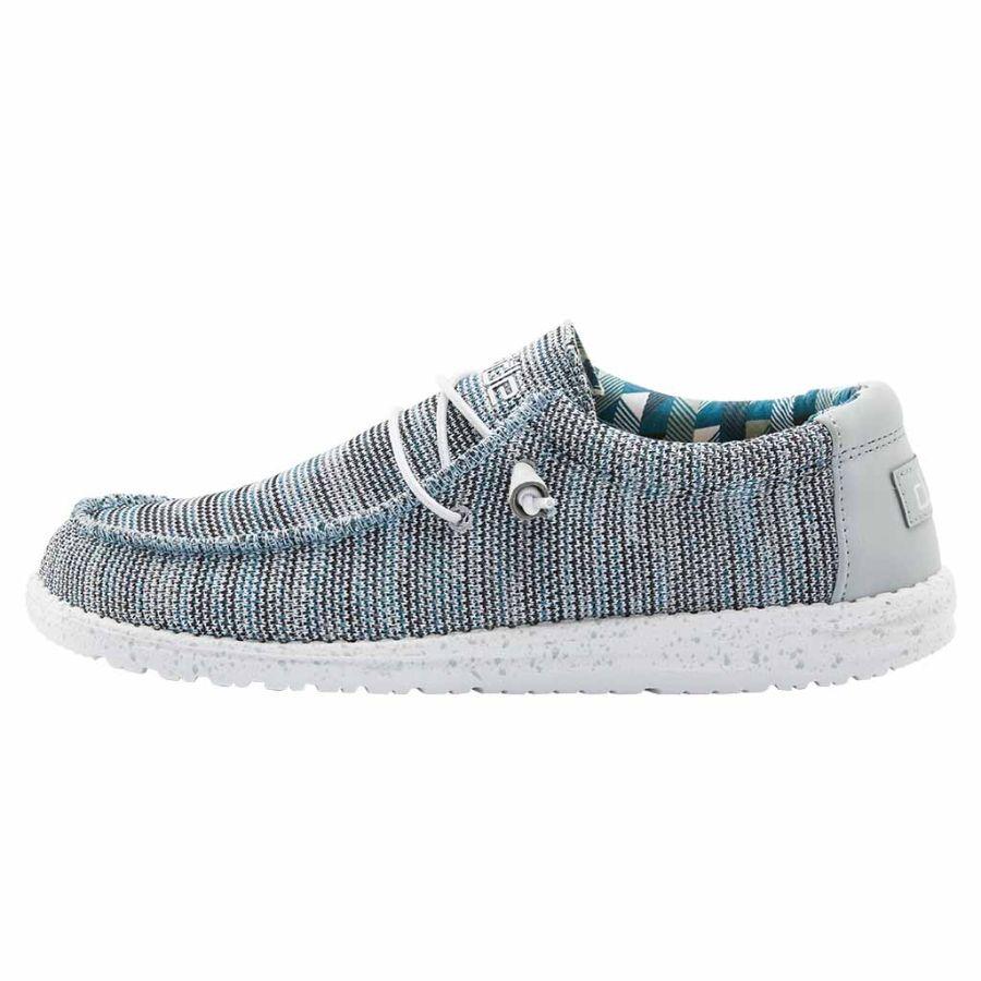 Chaussures Casual Hey Dude Wally Sox Multi Homme Grise | LHZABT-179